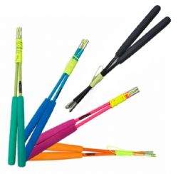 BAGUETTES DE DIABOLO SUPERGLASS (FIBRE DE VERRE) ASST